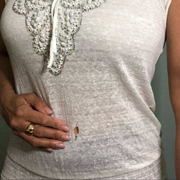 REHAB ME! linen top - Picture 2 of 11